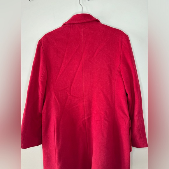 Michael Kors red women’s wool peacoat size large - Picture 6 of 10